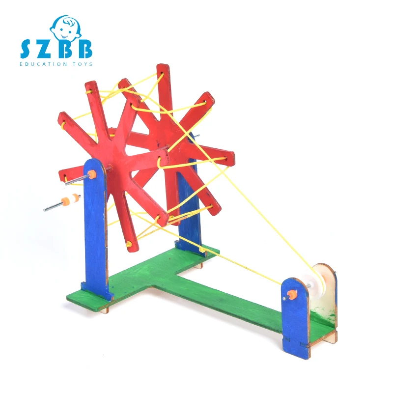 Sz Паровая Diy Детская интеллектуальная развивающая игрушка деревянная