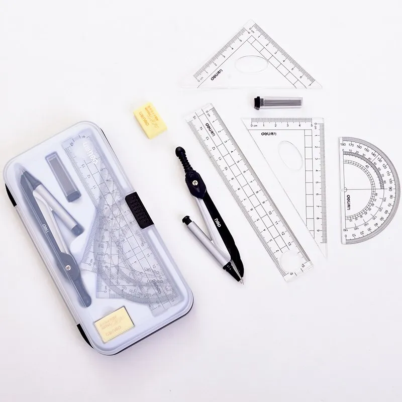 Math Compass Drawing Student Geometry Box Geometria Geometry Set Maths Drawing Compass Compasso Geometria Mathematical Set