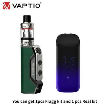 

NEW Original Vaptio Fragg 60W vape Kit with 2000mAh box MOD LED power Pod System Vaporizer Electronic Cigarette