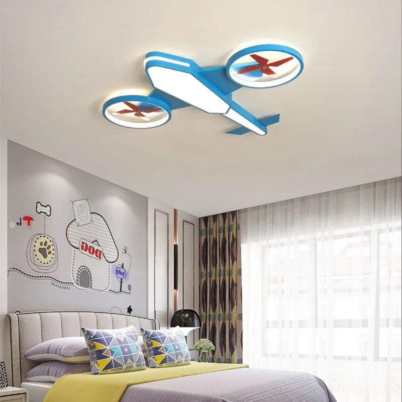 

Led aircraft ceiling lamp for children cartoon bedroom ceiling lighting home indoor fixtures Children room luminaires pf082413