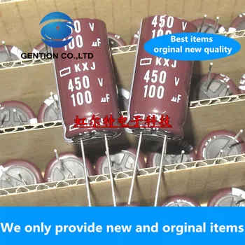

10pcs 100% New original Electrolytic capacitor 450V100UF 100UF450V 18x35 high frequency long life 105 degrees