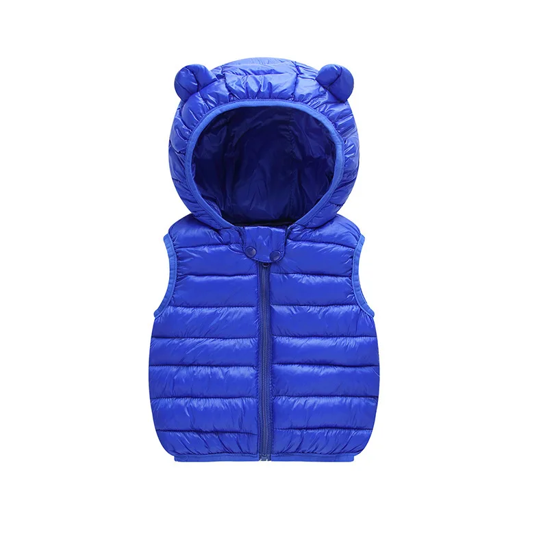 Bear Leader/Детский жилет; новые зимние пальто для девочек; жилет; теплый детский жилет с капюшоном; детская одежда; повседневные спортивные жилеты; одежда