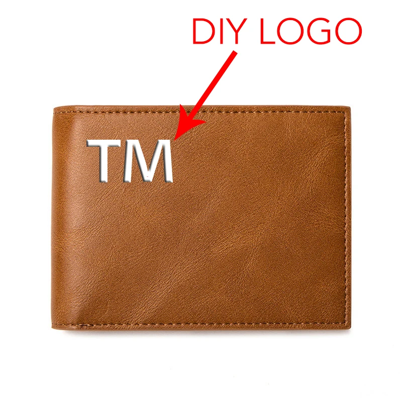 Бумажник сделай сам мужской кожаный кошелек с бесплатной гравировкой бумажник