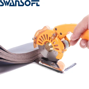 

125mm Electric Circular Cutting Machine Scissors Direct Drive Servo Cutter Cloth Leather Carpet Cutting Tools Electric Scissors
