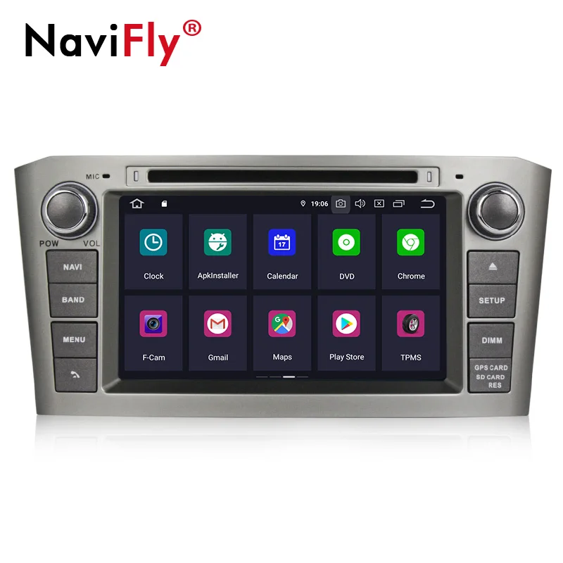 Discount PX5 Octa Core Android9.0 4G RAM 64G ROM Car Multimedia Audio for Toyota Avensis/T25 2003-2008 Radio GPS Navigation Video 4G WIFI 3