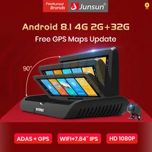 Junsun E95P Авто 4G Android 8,1 ADAS 2+ 32GB Автомобильный видеорегистратор Dash Cam FHD 1080P двойной объектив запись Автомобильный видеорегистратор зеркало заднего вида