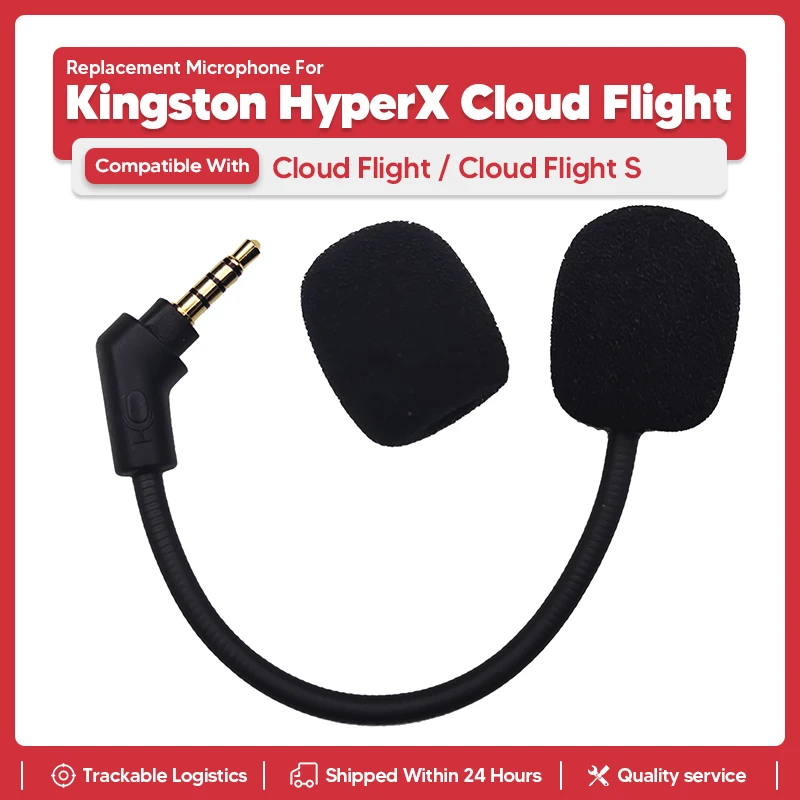 Detachable Replacement Aux 3 5mm Microphone Mic Noise Cancelling For Kingston Hyperx Cloud Flight S Gaming Headsets Headphones Earphone Accessories Aliexpress