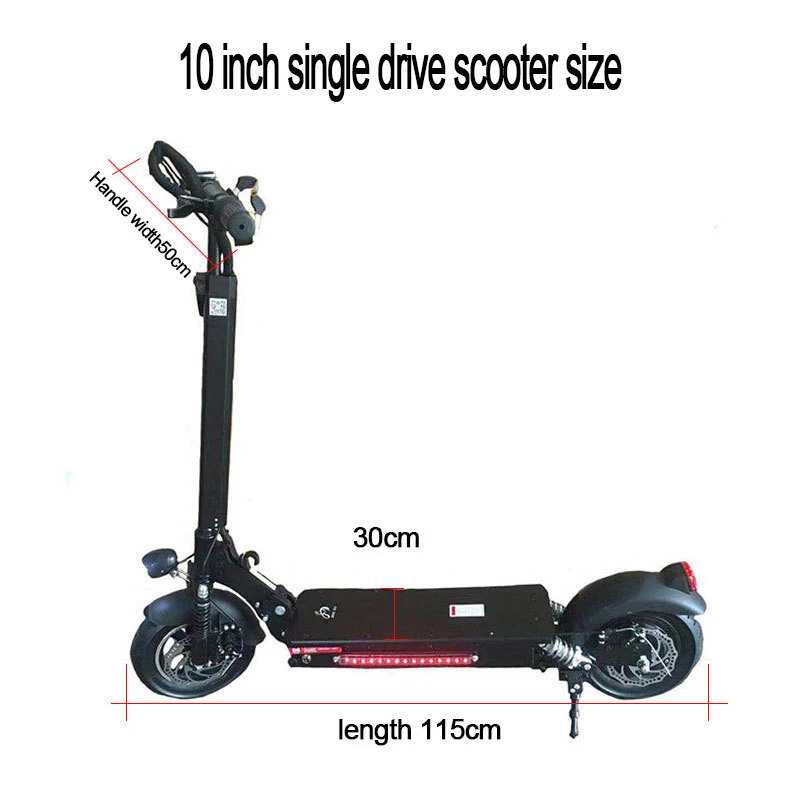 Cheap 10-inch single-drive electric bike bicycle Mini folding skateboard Adult travel scooter bike e-bike 5