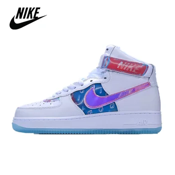 

Original Nike Air Force 1 High-top Good Game Men's Skateboarding Shoes Sports Wear Resistant Outdoor Women Sneakers DC2111-191