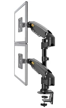 Suporte duplo nb h160 para monitores, suporte para monitores de braço e montagem de 17
