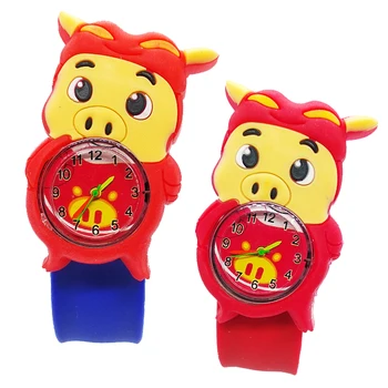 

Poultry Pig Chicken Duck Toys Children Watch for Girls Boys Baby Party Gift Student Clock Kids Watches Child Sports Quartz Watch