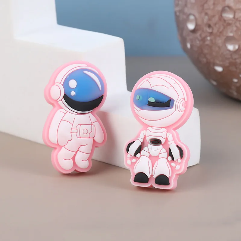 2Pcs/Set Creative Three-dimensional Spaceman Rubber 3D Cartoon Space Astronaut Cute Eraser Student Wipe Clean Stationery | Канцтовары
