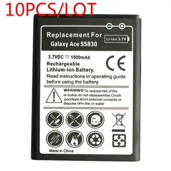

10PCS/LOT EB494358VU S5830 battery For Samsung Galaxy Ace S5830 S5660 S7250D S5670 i569 I579 GT-S6102 S6818 GT-S5839i battery