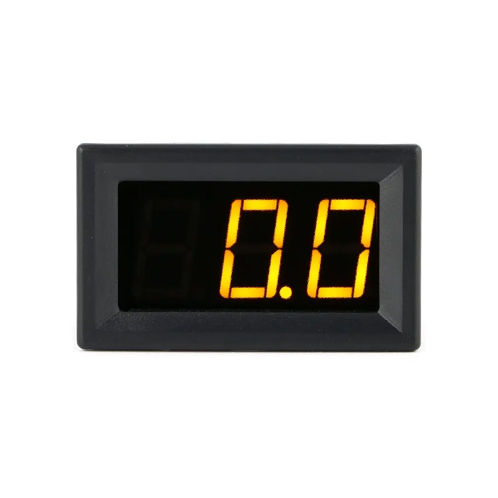 1/2/5 шт. 100V 0.56in 3 провода светодиодный цифровая панель дисплея вольтметр измеритель напряжения вольт тестер для авто MotorcycleBlue