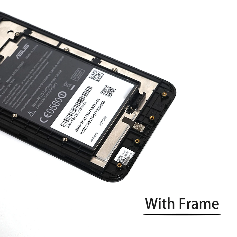 Оригинальный ЖК дисплей 5 дюйма для ASUS Zenfone Selfie ZD551KL сенсорный экран с рамкой