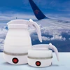 saengQ Travel Household Folding Kettle Silicone304 Stainless Steel  Portable Kettle Compression Foldable Leakproof 600ml 4