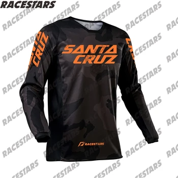 SANTA CRUZ-Camiseta de Motocross para Hombre, Jersey Enduro para descenso de montaña, MTB MX BMX, Maillot DH para Ciclismo