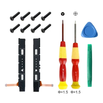 

Original Repart Part Right and left Slide rail With Flex Cable Fix Part Suit For Nintendo Switch Console NS rebuild track