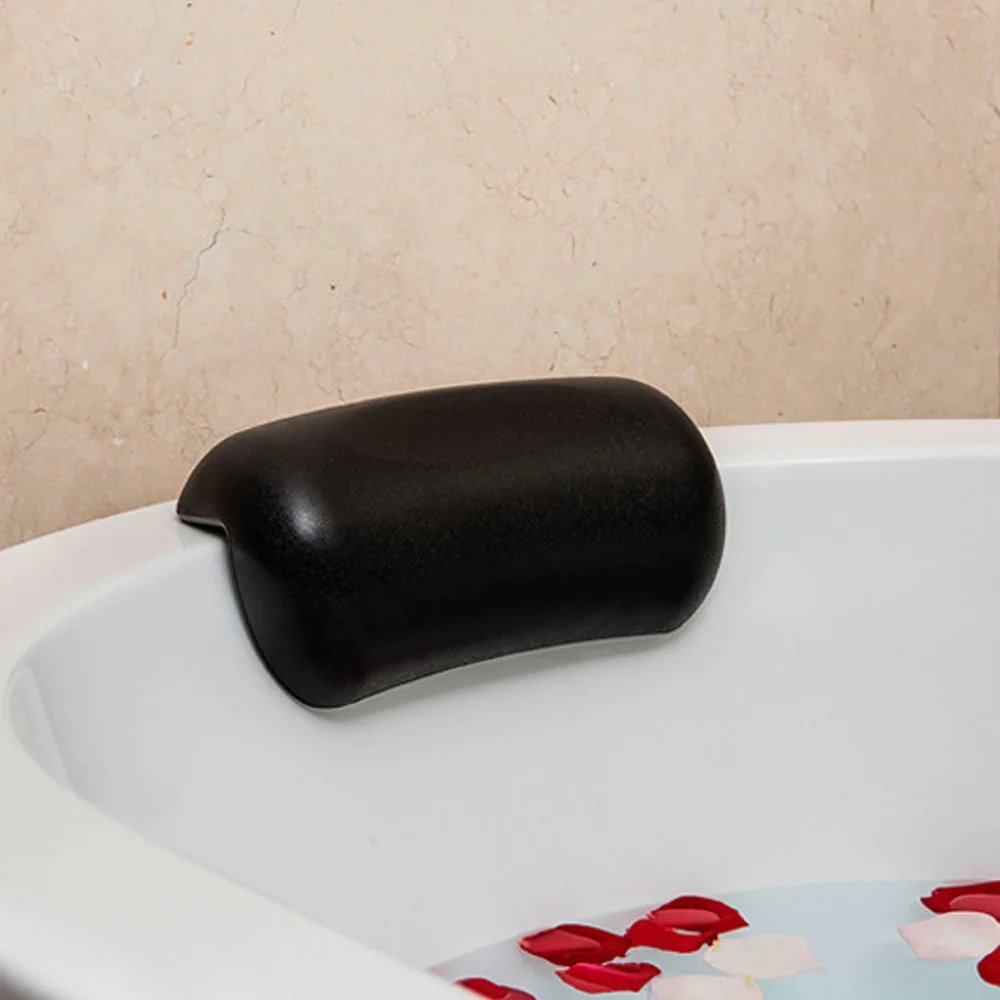 SPA Bath Pillow Non-slip Bathtub Headrest Soft Waterproof Bath Pillows Suction Cups Easy Clean Bathroom Accessories bath pillow