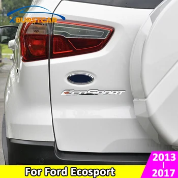 

Xburstcar 3D Metal Emblem Badge Car Sticker Body Rear Tailgate Sticker Car Styling for Ford Ecosport 2013 2014 2015 2016 2017