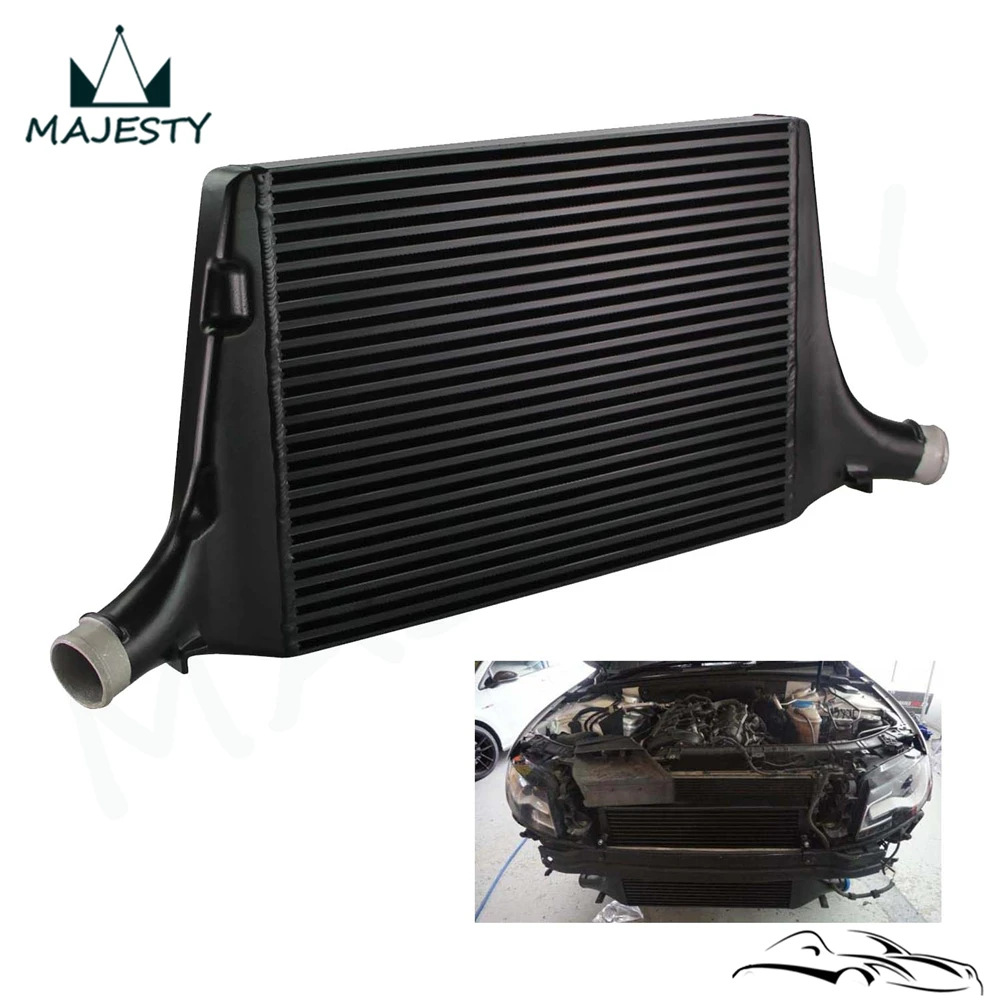 Подходит для Audi A4 B8 A5 2 7/3 0 TDI 2008 2012 черный тюнинг производительный интеркулер| |