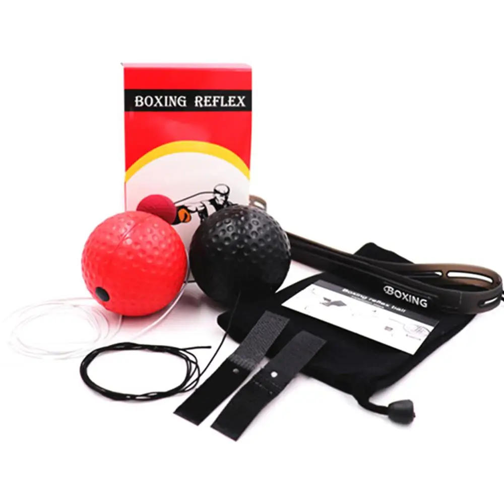 

with Headband Boxing Reaction Ball Gym Trainer Accessories Durable Punching Ball Body Building Elastic Training Reflex