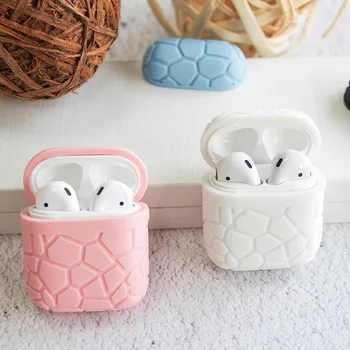 

Waterproof Non-slip for Airpods 1 2 Silicone Sleeve Protective Cover New Crocodile Pattern Soft Shell Thickening Classic