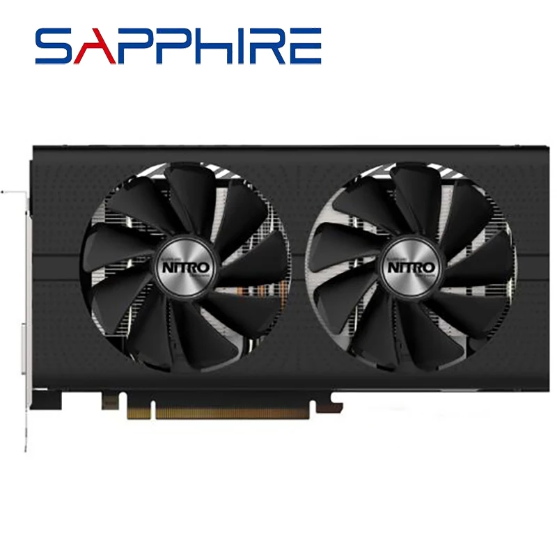 Б/у SAPPHIRE RX 570 4 Гб видеокарты GPU AMD Radeon RX500 4G 256bit Настольный ПК Компьютерная игра 574 HDMI