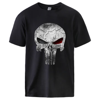 

TV Show Skull T shirt Man Casual Summer Cotton Top 2020 Hot sell Fashion Short Sleeve Sportwear Horror Skull Tshirt Tee Pullover