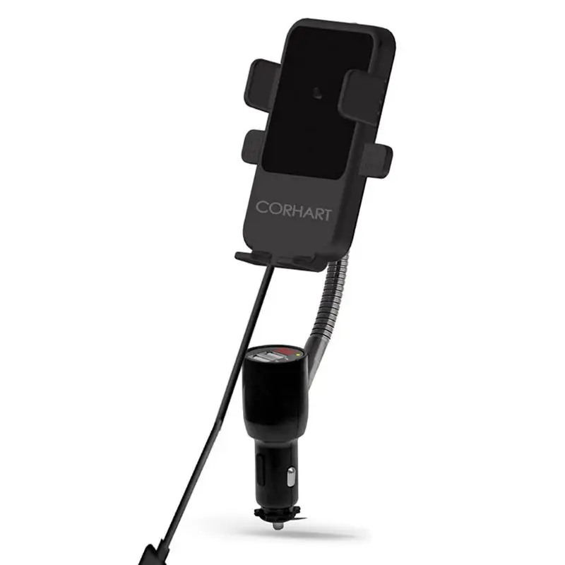 

Intelligent Cigarette Lighter Dual USB Smart Fast Charger Car Wireless Charging Universal Navigation Mobile Phone Bracket Holder