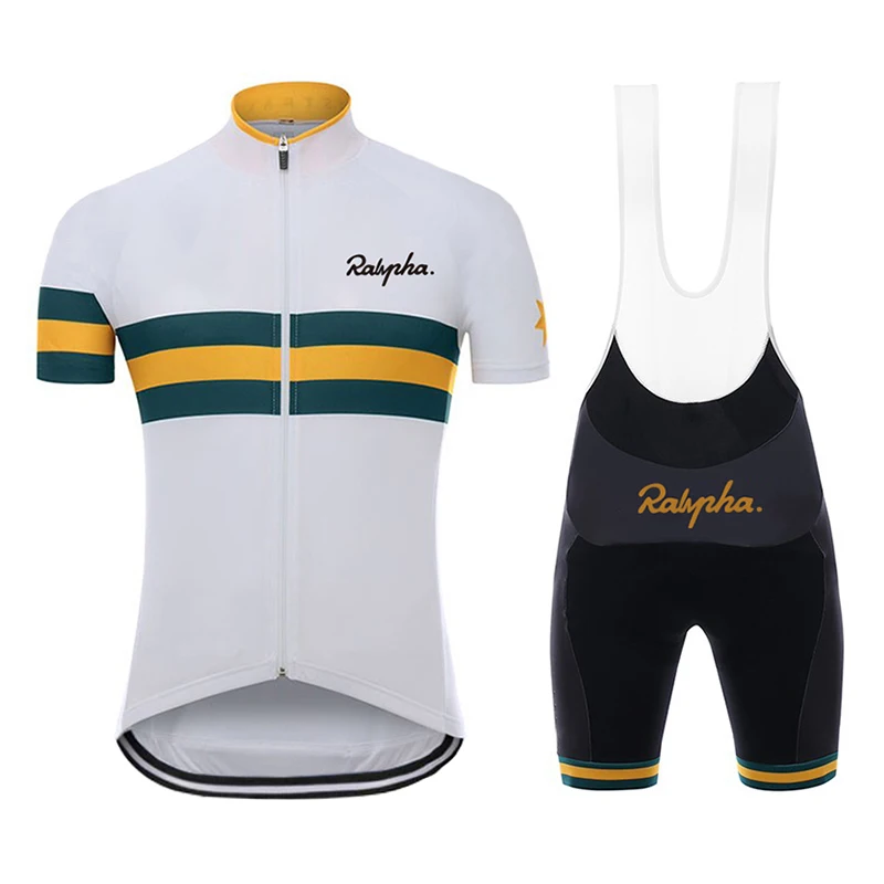 Pro Team MTB Мужская велосипедная одежда Джерси летний комплект с короткими рукавами велосипедная одежда футболка для триатлона одежда Ropa Ciclismo - Цвет: Bib Cycling Set