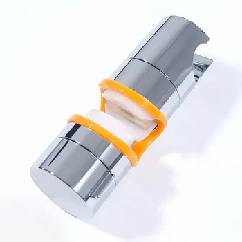 

19-25mm Chrome Shower Rail Head Slider Holder Adjustable Clamp Holders Bracket Bathroom Household Supplies