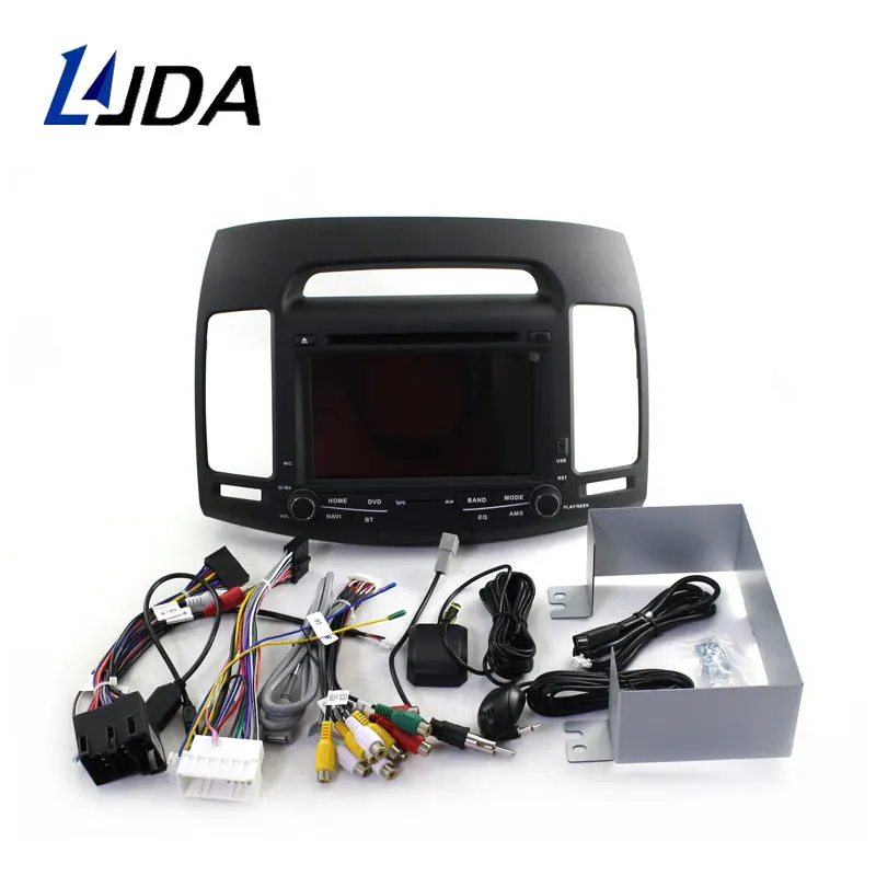  LJDA Android 10.0 Car dvd player for HYUNDAI ELANTRA 2007-2011 2 Din Car Radio gps navigation stere