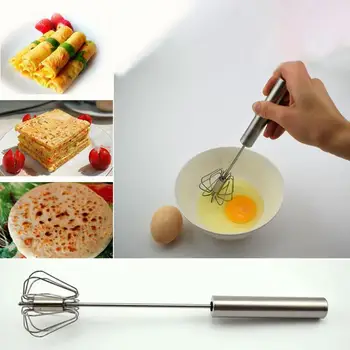 

Egg Beater Kitchen Tool Whisk Manual Manual Stainless Steel Blender Rotary