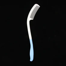 Портативная пластиковая расческа для волос с длинной ручкой скольжения, инструмент для пожилых артритов, 38 см/14,82 дюйма