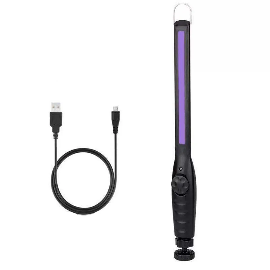1pc Rechargeable Mobile Uv Disinfection Lamp Portable Stick Mask Germicidal Rod Sterilizer Mites Light | Лампы и освещение