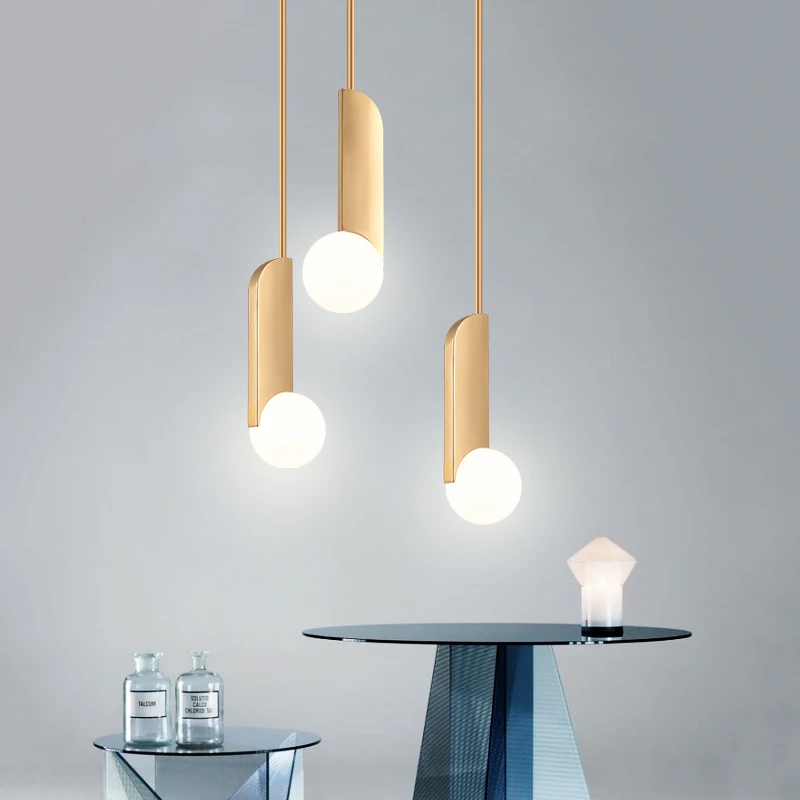 Nordic Designer Led Pendant Lights Living Room Decor Led Pendant Lamp Bedroom Led Hanging Light Fixt