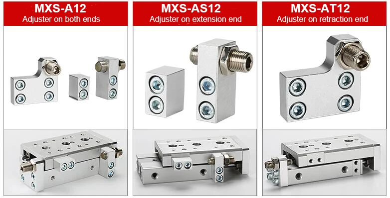 MXS16-30B MXS Серии Цилиндр MXS16-30AS воздуха Презентация Таблица двойного действия 16 мм диаметр 30 мм ход принять заказ MXS16 * 30