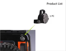 

DJC LED Spotlight Taillight Lamp For 1/10 Traxxas TRX4 Bronco Defender 90046 Jeep Wrangler RC Crawler Part Accessories rc carros