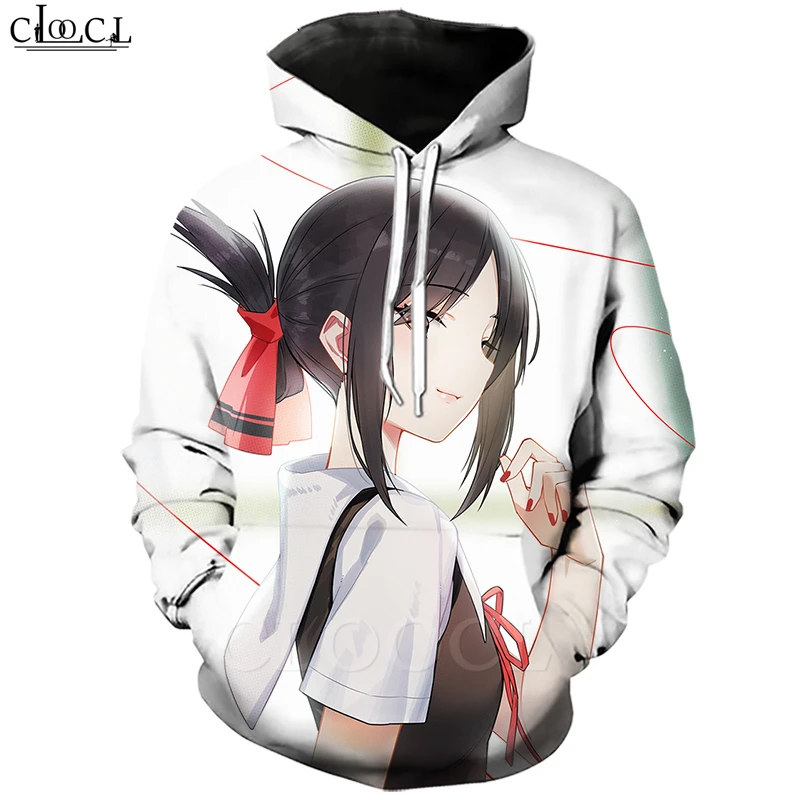 Аниме Kaguya Sama Love Is War толстовки для мужчин и женщин 3D принт Fujiwara Chika хиппи костюм хипстера хип-хоп Уличная одежда Топы B371 - Цвет: Hoodies 13