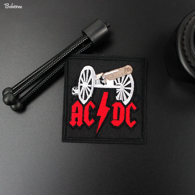 1 шт. ACDC рок группа патчи утюг на вышитые полоски на одежде значки наклейки для аппликаций для куртки шитье пэчворк