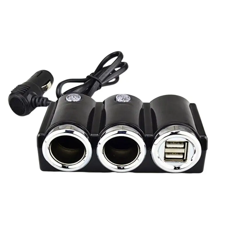 1-2 автомобильного разветвителя прикуривателя с двумя портами USB Автомобильное зарядное устройство с разделителем для gps телефона huawei Oneplus