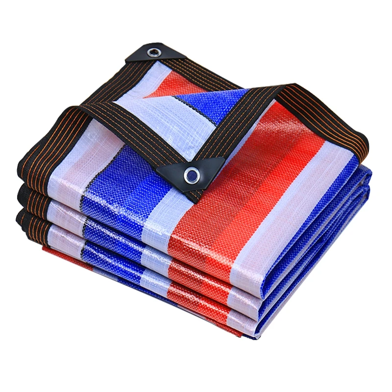 0-18mm-PE-Color-Bar-Rainproof-Cloth-Garden-Plants-Shed-Car-Truck-Canopys-Pet-House-Cover.jpg 0,18 Mm -Es Pe Színes Bár Esőálló Ruhák Kerti Növények Elhelyezett Autó Teherautó -Canopys Kisállat -Ház Fedele Kültéri Vízálló Árnyékolás Ponyva - Image 2