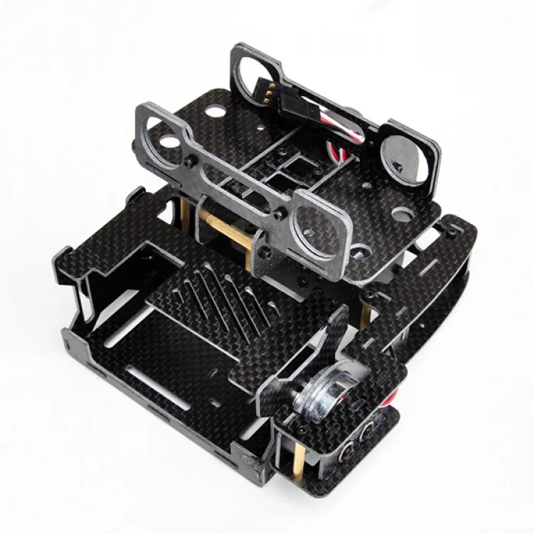 X-CAM X100B 2 оси углеродного волокна бесщеточный GOPRO Gimbal Камера крепление набор PTZ для