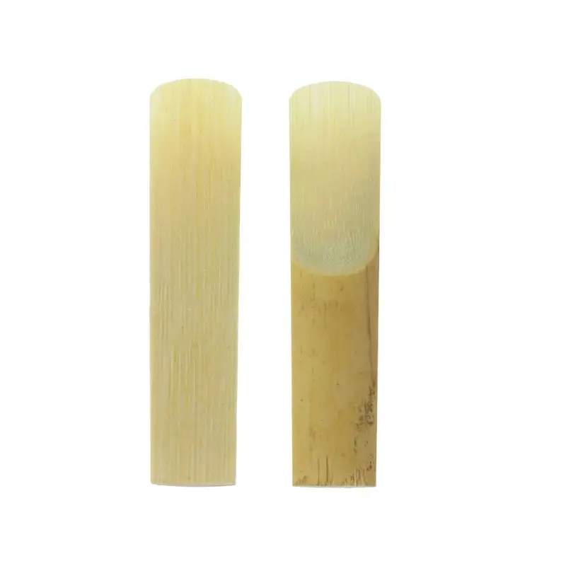 10pcs Bb Soprano Saxophone Reed Strength 2.5 Bamboo Sax Woodwind Instrument Part Q6PB