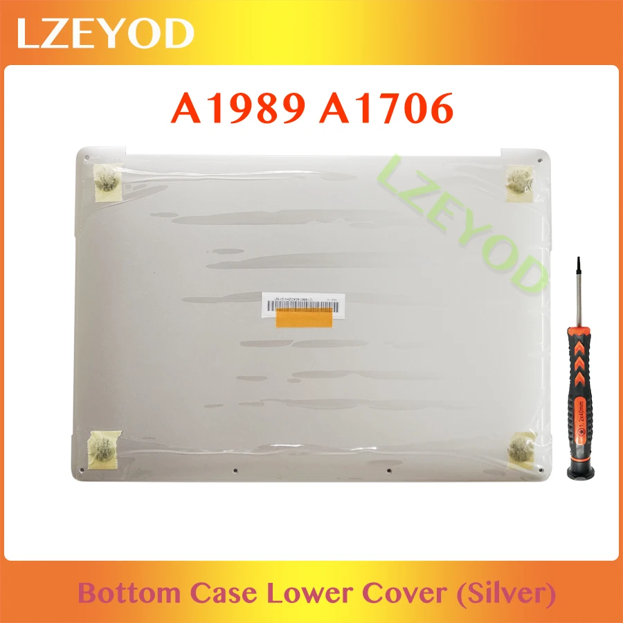 Nuova Custodia Per Laptop A1989 Per Apple Macbook Pro Retina 13 "A1989 Custodia Inferiore Cover Inferiore Mid 2018 Colore Argento
