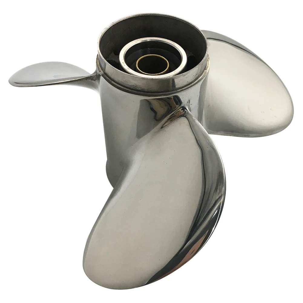 Boat Propeller 9.9x13 Fit for Tohatsu Outboard 25HP-30HP Stainless Steel Prop 10 Tooth