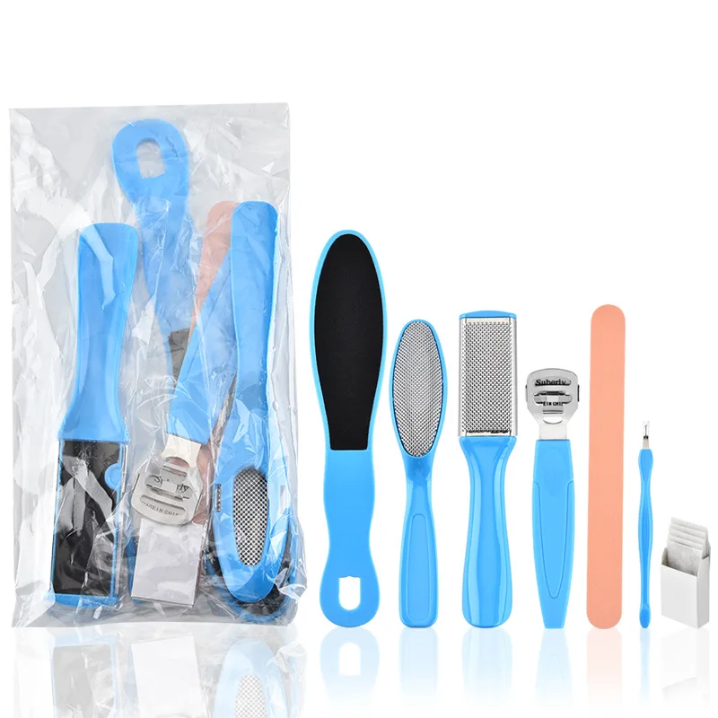 8Pcs foot file pedicure tools Hard Skin Callus Remover Scraper Pedicure Rasp nails professional equipment for 3