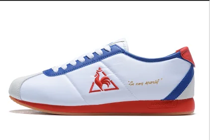Новые цвета, ткань Оксфорд, серия Le Coq Sportif, высокое качество, мужская спортивная обувь, кроссовки Le Coq Sportif, женская обувь для бега - Цвет: Красный