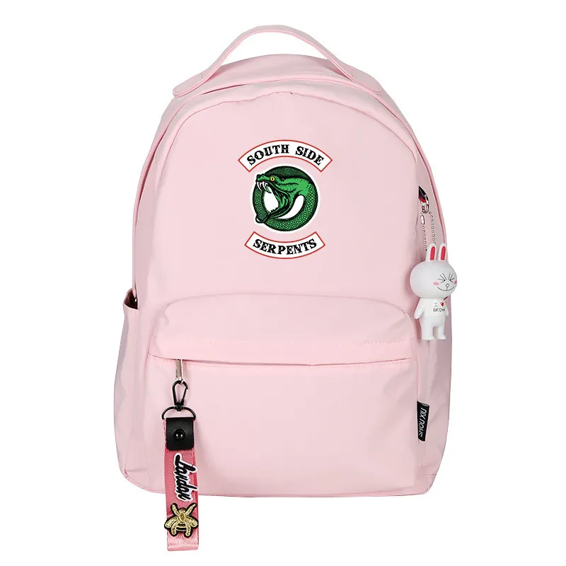 Южная сторона Serpents ривердейл серпентс змея школьный рюкзак черный плечо дорожная сумка для подростков Мужские Женские повседневные сумки для ноутбука - Цвет: Backpack 8